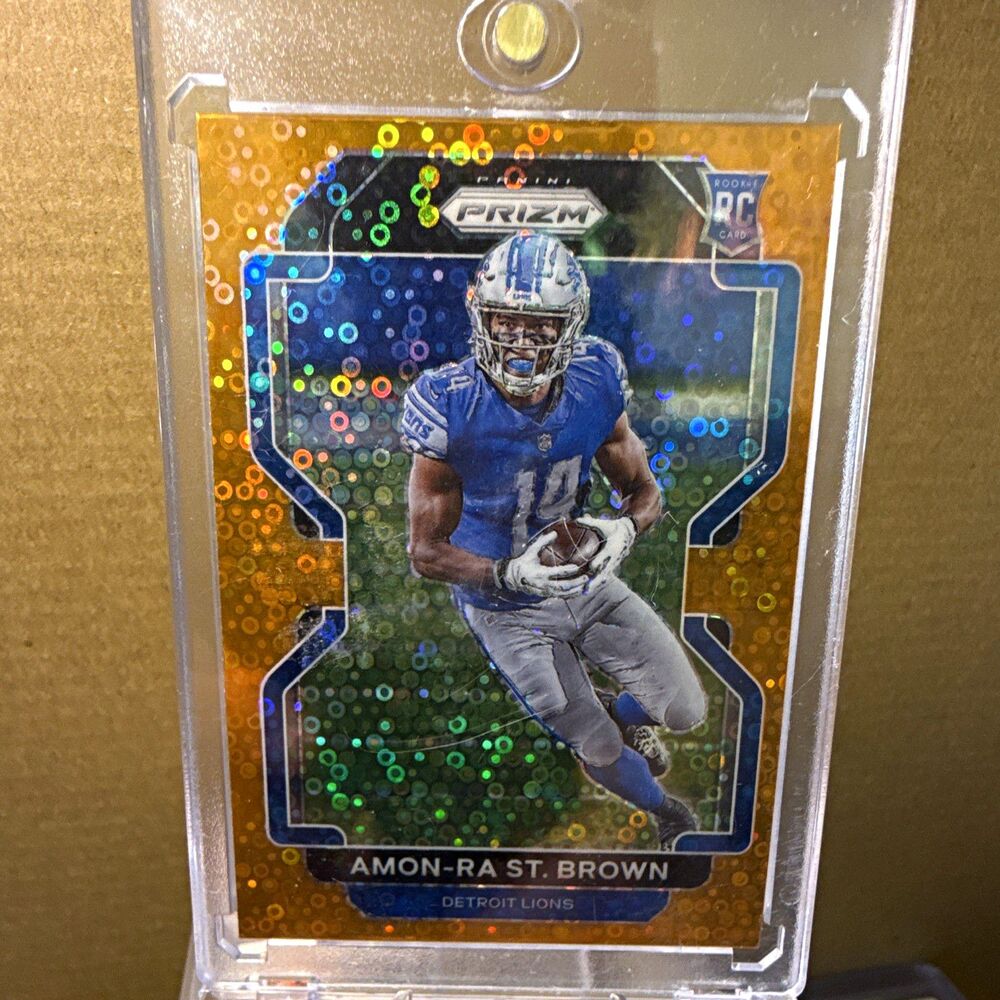 2021 Panini Prizm Amon-Ra St. Brown Rookie #358 Detroit Lions NFL